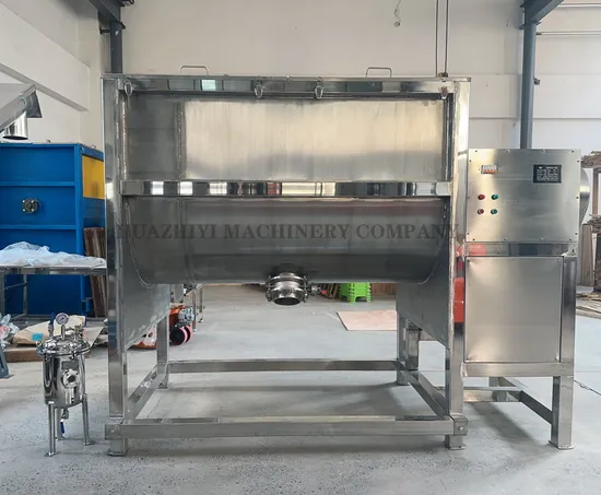 Máy Trộn Bột Khô Ngang Ruy Băng cho Hóa Chất & Thực phẩm