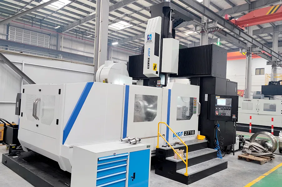 Automated production line for manufacturing horizontal mixers